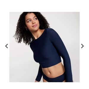 CALIA Women's Swim Cropped Rashguard